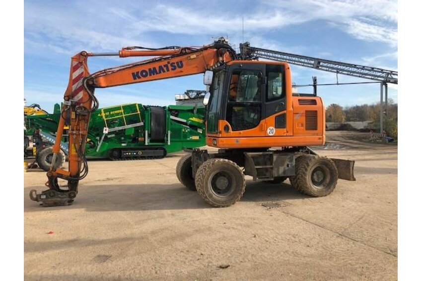 Wheeled excavators-Komatsu PW148-10 from Komatsu | Kuhn
